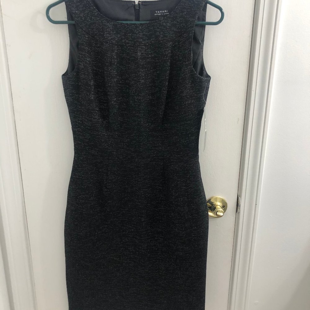 NWT TAHARI Black Dress